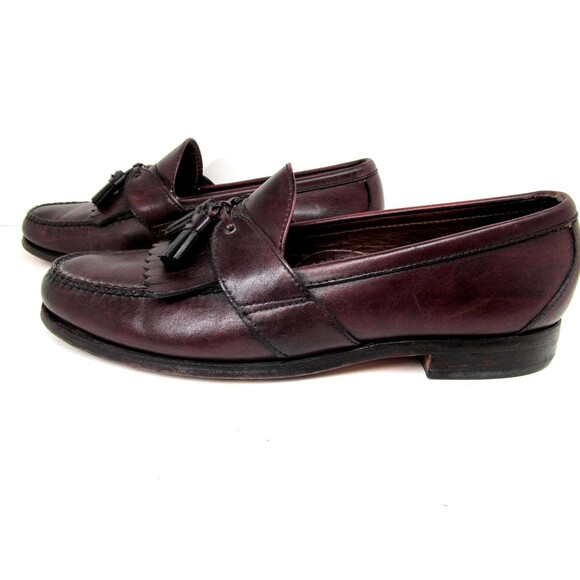 Allen Edmonds Enfield Mens Browm Kilted Tasseled Full Strap Loafers  US 10.5 D - Picture 10 of 12